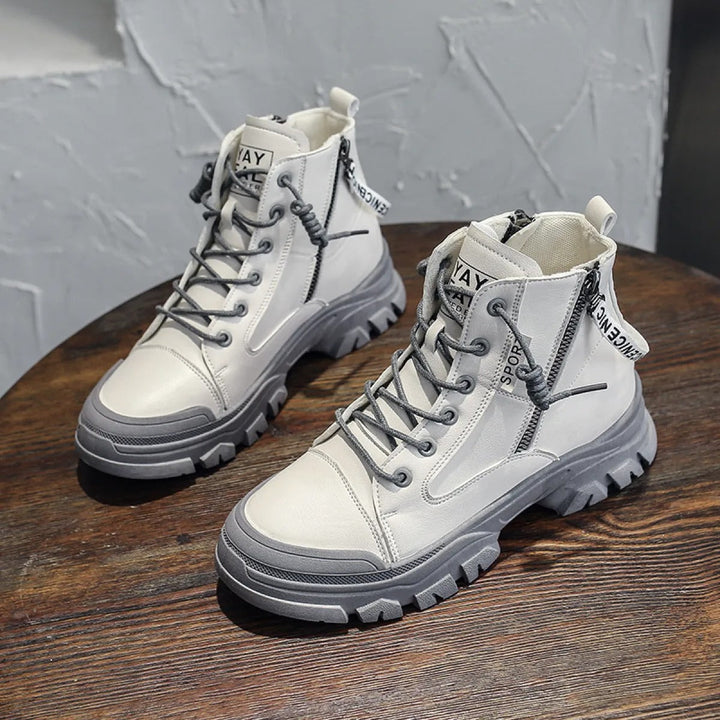 Bottes urbaines avec fermeture éclair latérale - Elian