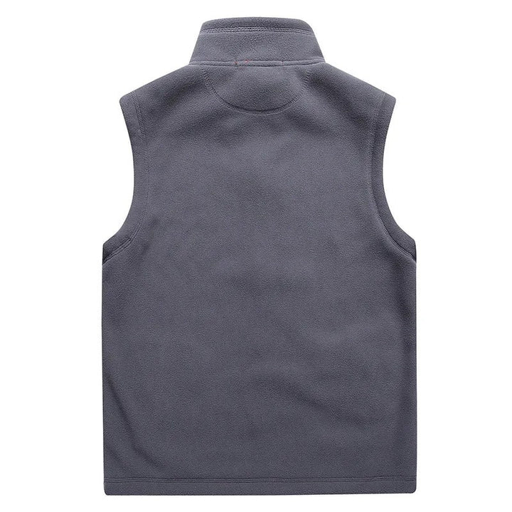 Gilet polaire sans manches pour hommes avec doublure thermique et fermeture éclair - Daryl