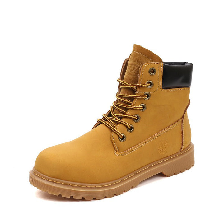 Bottes en daim à semelle épaisse pour femmes - Alisse