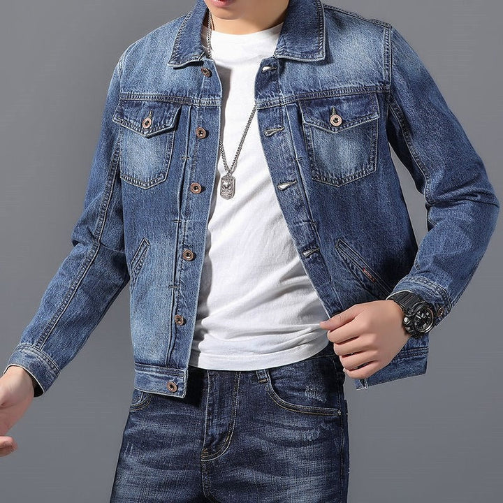 Veste en jean classique pour hommes avec poches avant - Byron