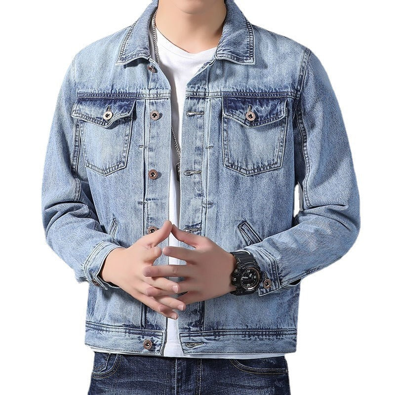 Veste en jean classique pour hommes avec poches avant - Byron