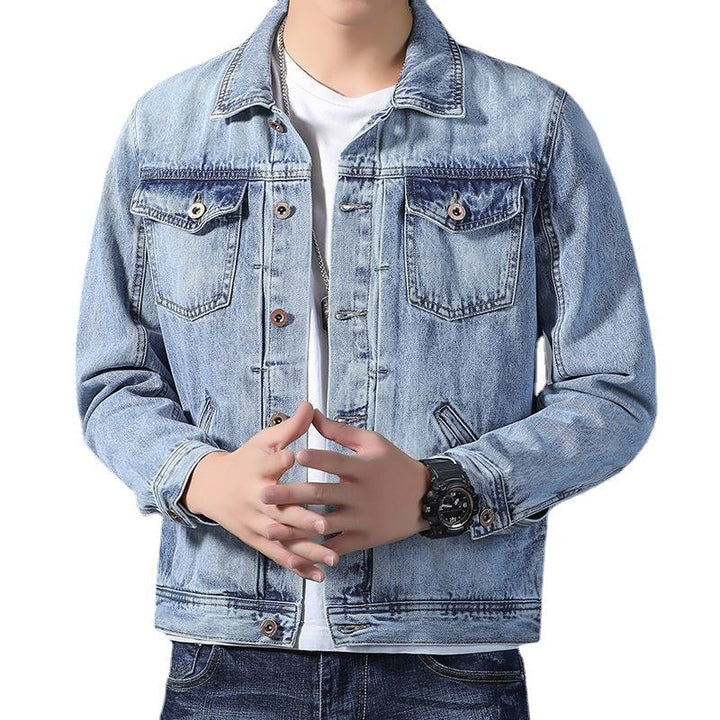 Veste en jean classique pour hommes avec poches avant - Byron