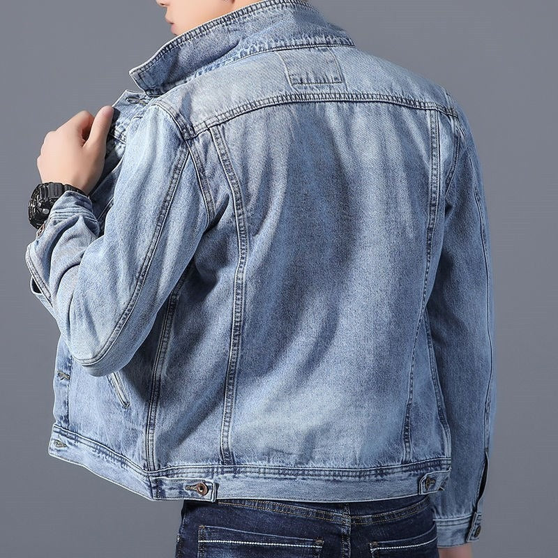 Veste en jean classique pour hommes avec poches avant - Byron