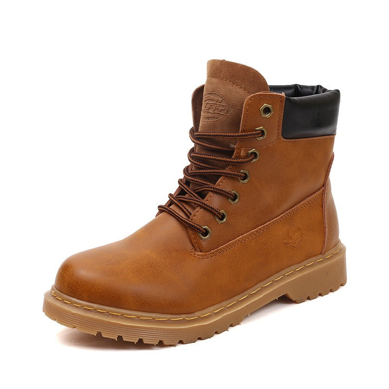 Bottes en daim à semelle épaisse pour femmes - Alisse