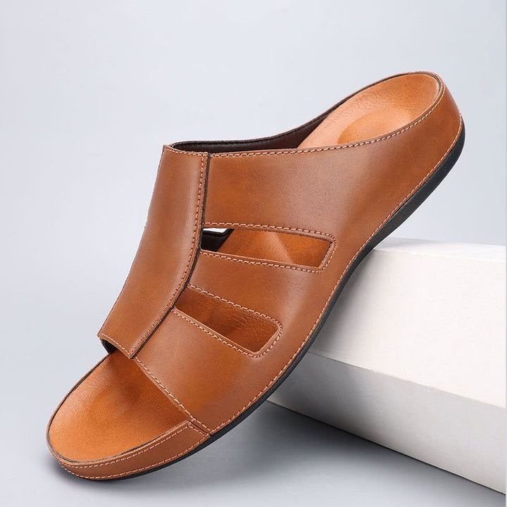 Sandales orthopédiques ouvertes pour hommes, design classique - Sergio