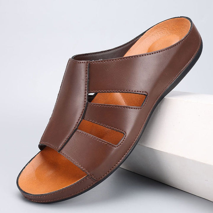 Sandales orthopédiques ouvertes pour hommes, design classique - Sergio