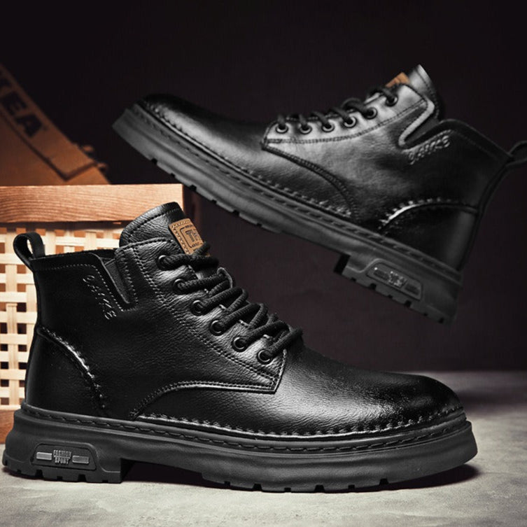 Bottines décontractées en cuir pour hommes - Roderick