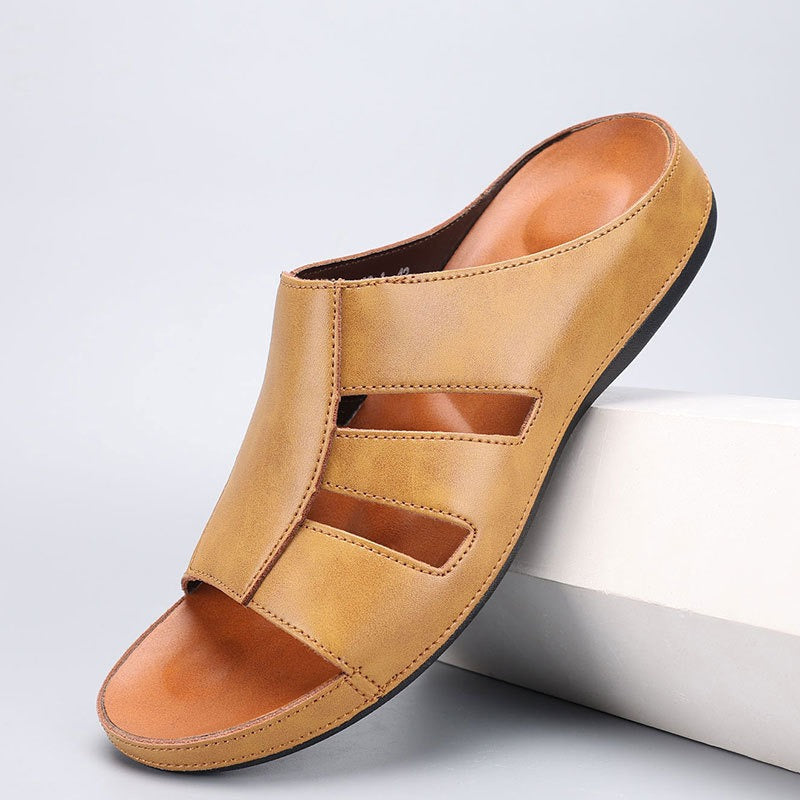 Sandales orthopédiques ouvertes pour hommes, design classique - Sergio
