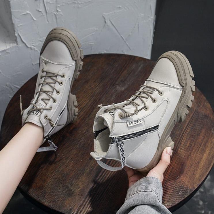 Bottes urbaines avec fermeture éclair latérale - Elian