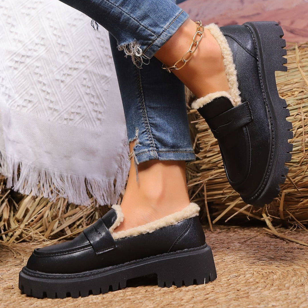 Mocassins à plateforme et doublure chaude - Selia