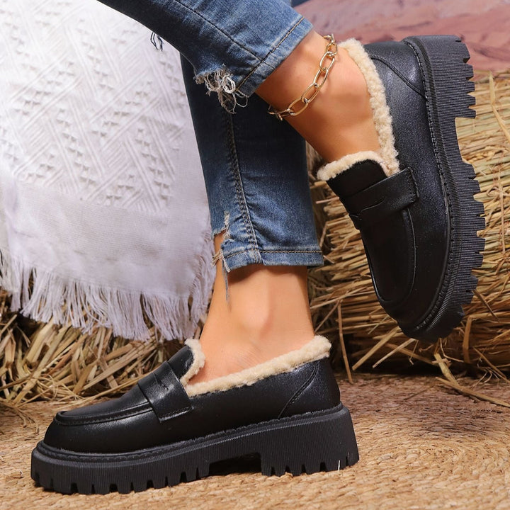 Mocassins à plateforme et doublure chaude - Selia
