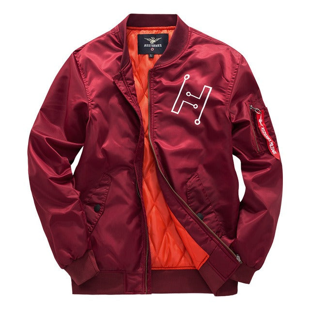 Blouson bombardier matelassé à fermeture éclair de style urbain pour hommes - Helix