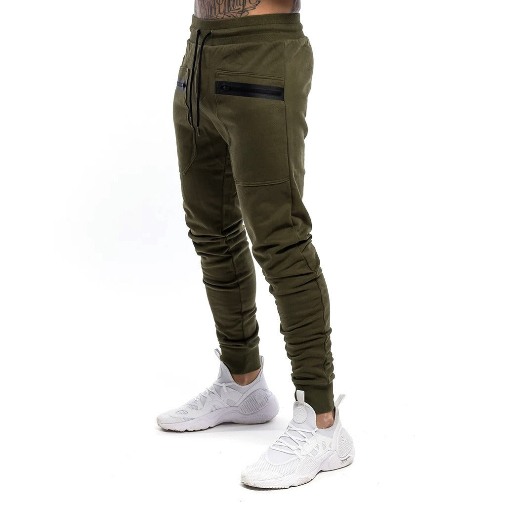 Pantalon de sport technique en maille pour homme, coupe slim - Finn