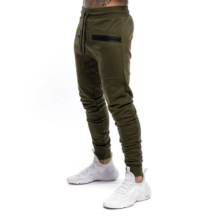 Pantalon de sport technique en maille pour homme, coupe slim - Finn