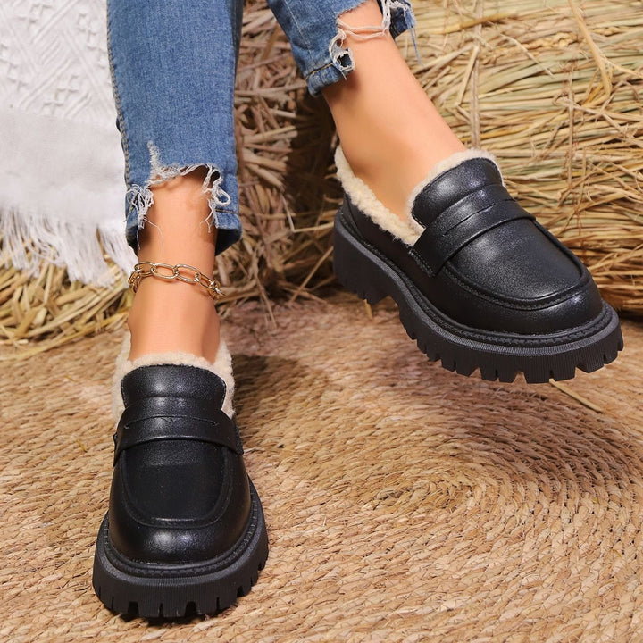 Mocassins à plateforme et doublure chaude - Selia