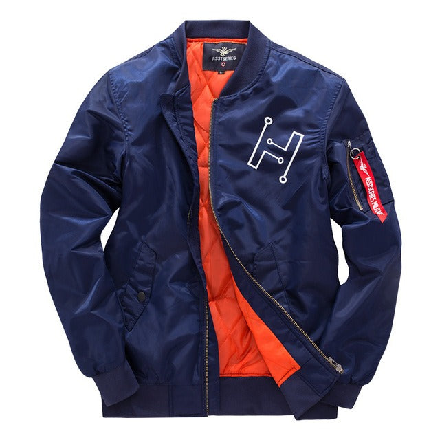 Blouson bombardier matelassé à fermeture éclair de style urbain pour hommes - Helix