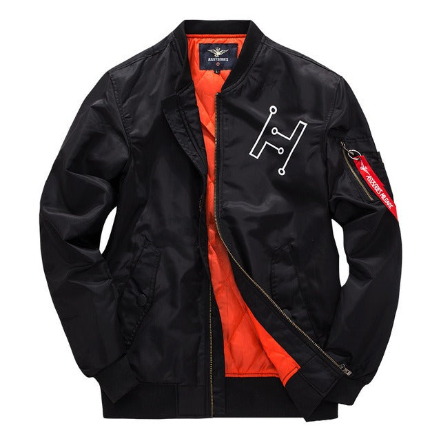 Blouson bombardier matelassé à fermeture éclair de style urbain pour hommes - Helix