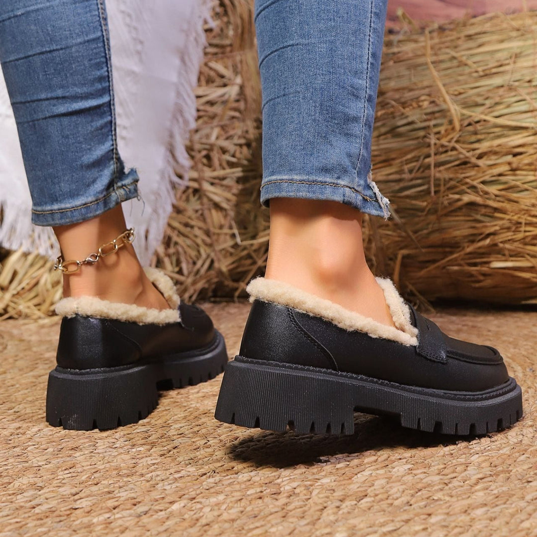 Mocassins à plateforme et doublure chaude - Selia