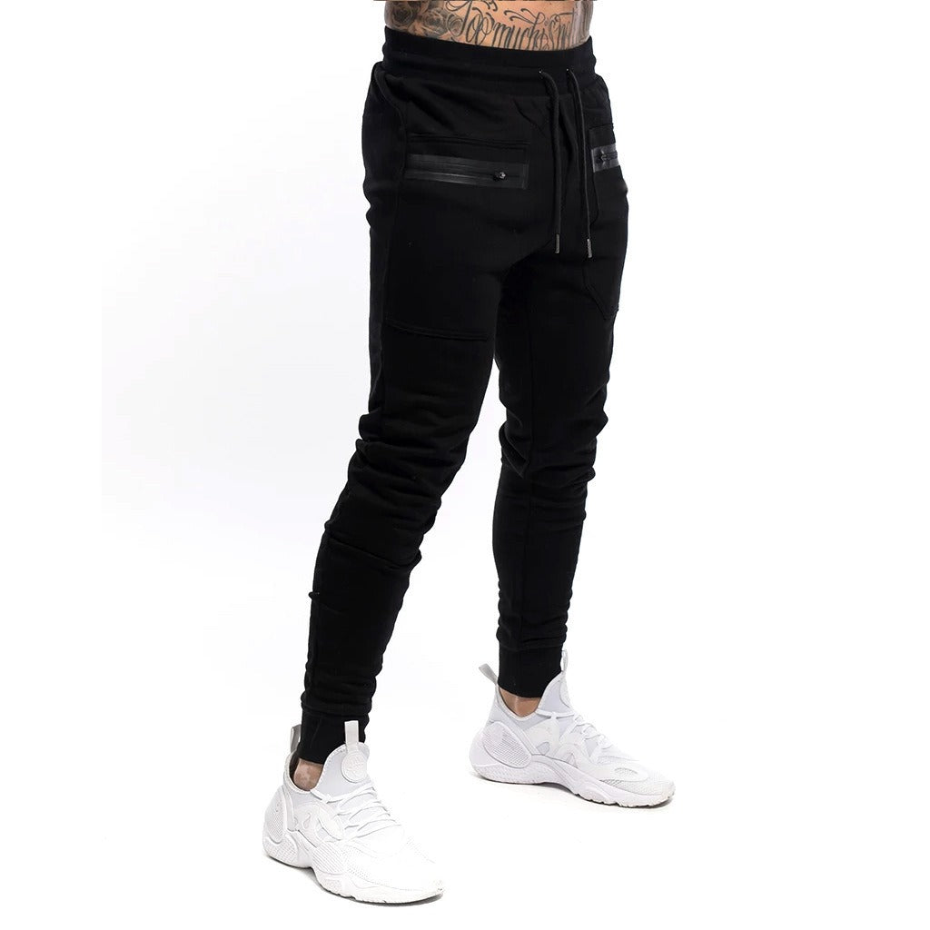 Pantalon de sport technique en maille pour homme, coupe slim - Finn