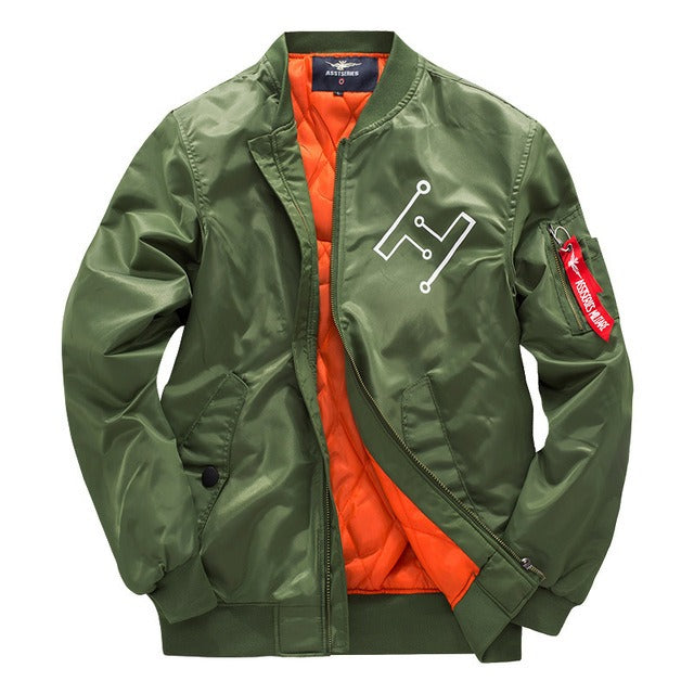 Blouson bombardier matelassé à fermeture éclair de style urbain pour hommes - Helix