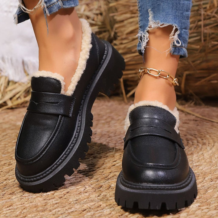 Mocassins à plateforme et doublure chaude - Selia