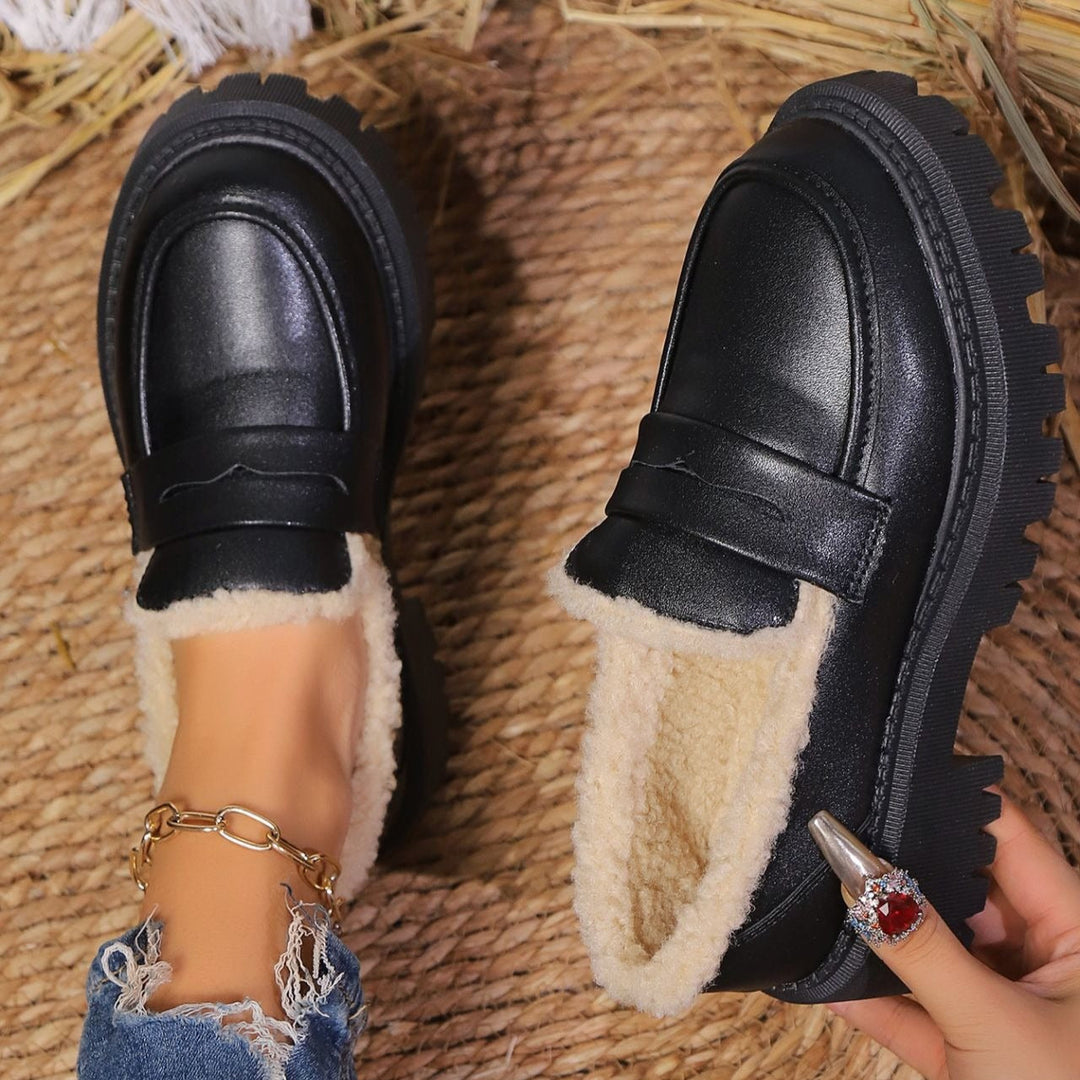 Mocassins à plateforme et doublure chaude - Selia
