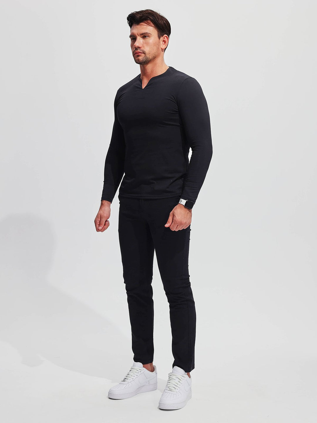 Pantalon chino pour homme de haute qualité, extensible, en coton mélangé facile d'entretien