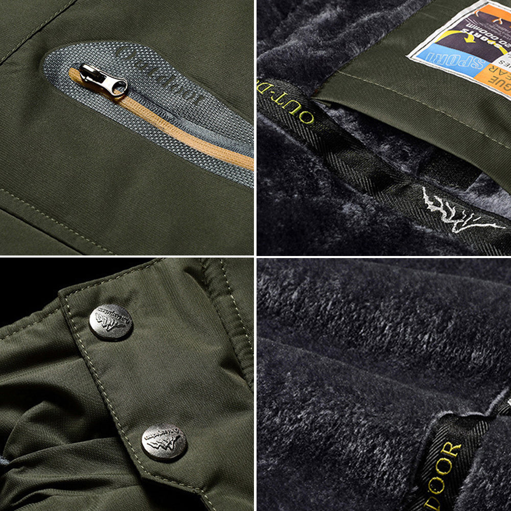 Veste homme doublée imperméable avec capuche - Cavalieri