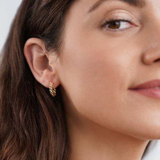 Boucles d'oreilles Luna Twist - Melusine
