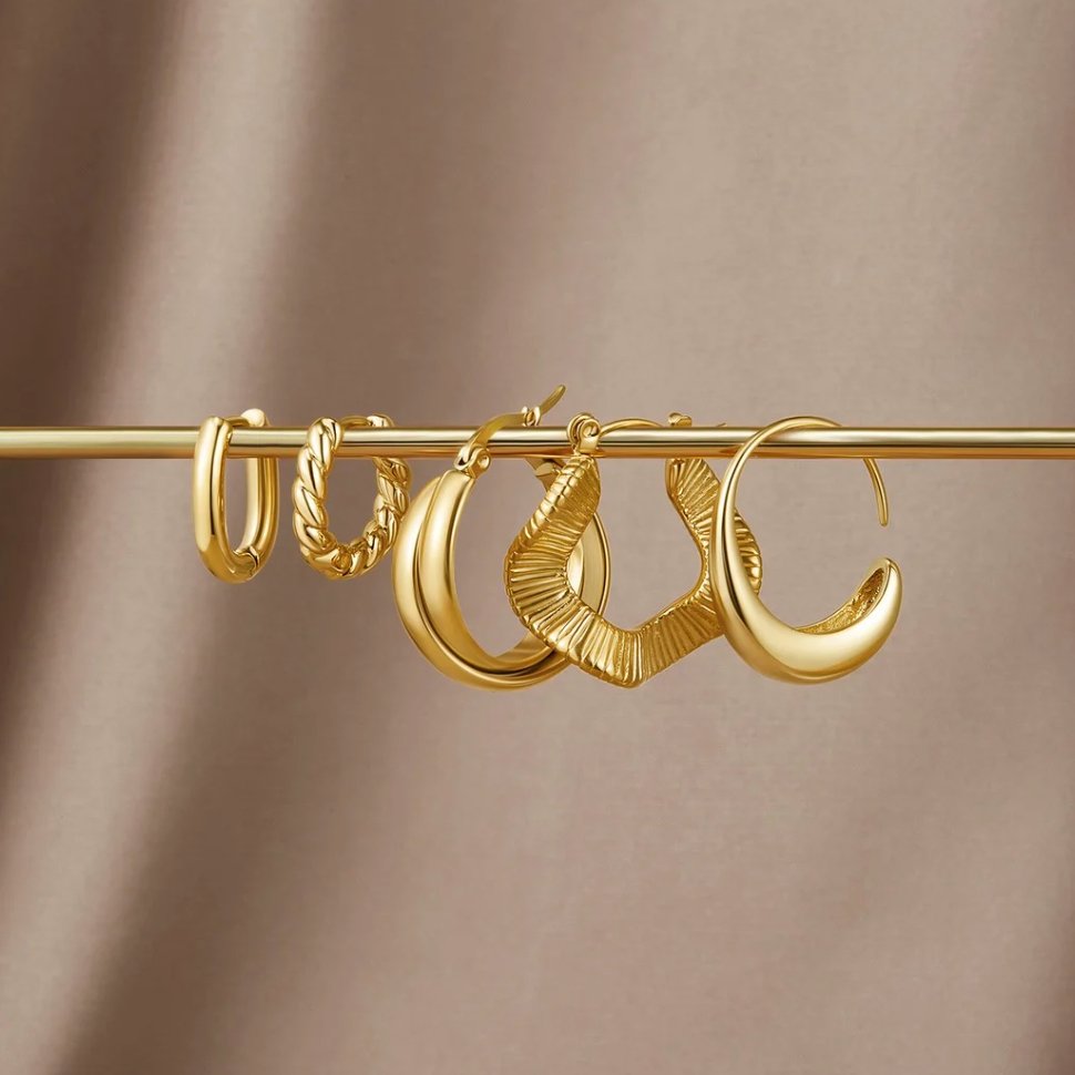 Boucles d'oreilles Luna Twist - Melusine