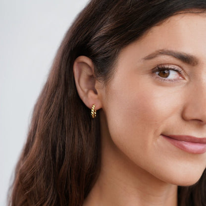 Boucles d'oreilles Luna Twist - Melusine