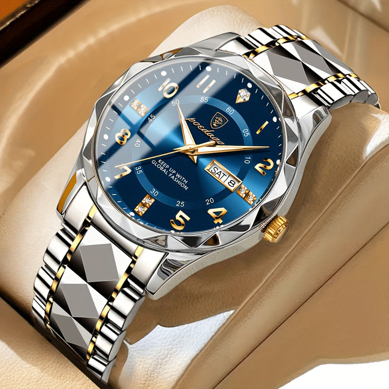 Montre Analogique Classique Avec Bracelet En Métal Élégant Cadran Simple Et Design Intemporel