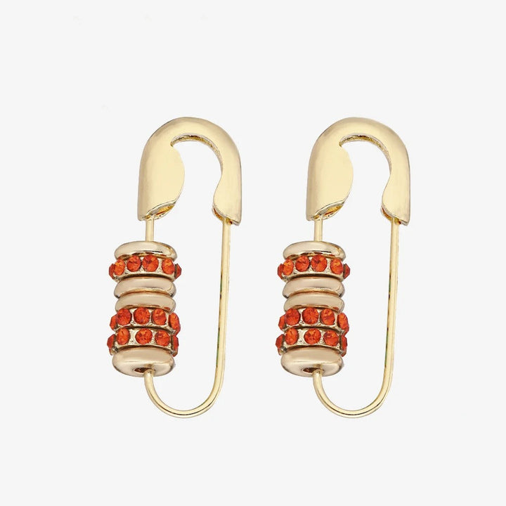 Boucles d'oreilles gouttes d'eau brillantes