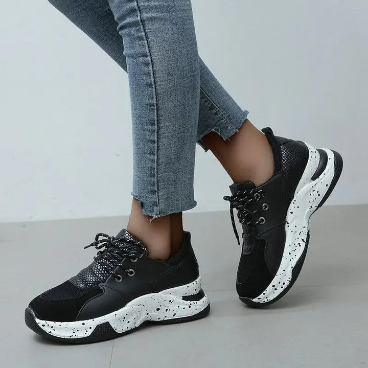 Alondra - Chaussures de sport à motif léopard pour femmes