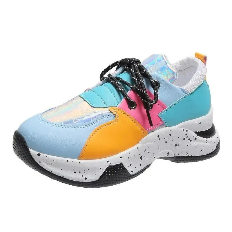 Alondra - Chaussures de sport à motif léopard pour femmes
