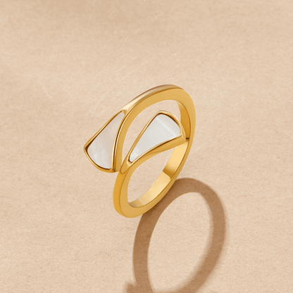 Bague de rêve en nacre