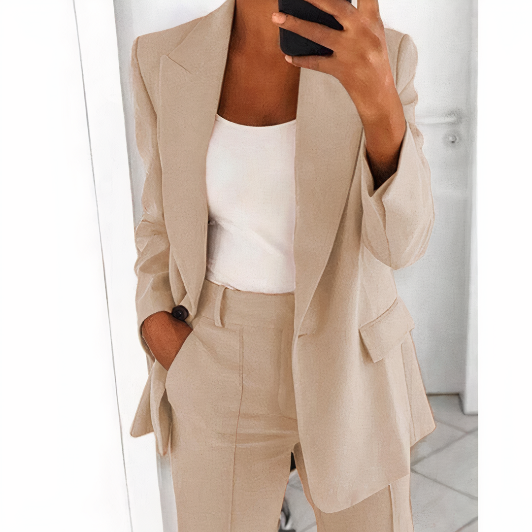 GRETCHEN - Ensemble blazer avec veste et pantalon