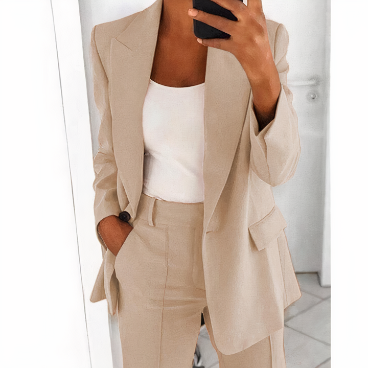 GRETCHEN - Ensemble blazer avec veste et pantalon