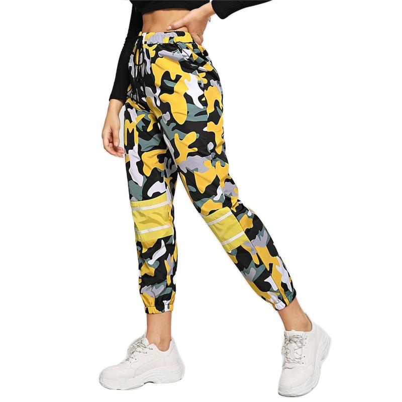 Leilani - Pantalon de harem Camo Crop