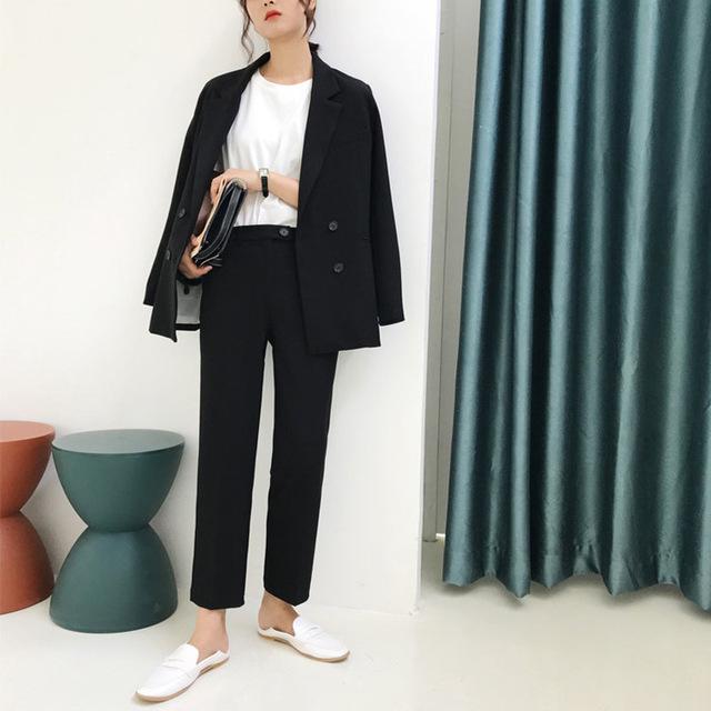 Adrianna - Blazer vintage avec pantalon