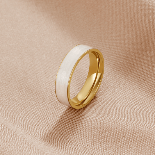 Bague Sahara White Band