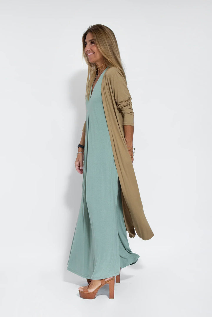 Ensemble robe et gilet amincissant Ayania