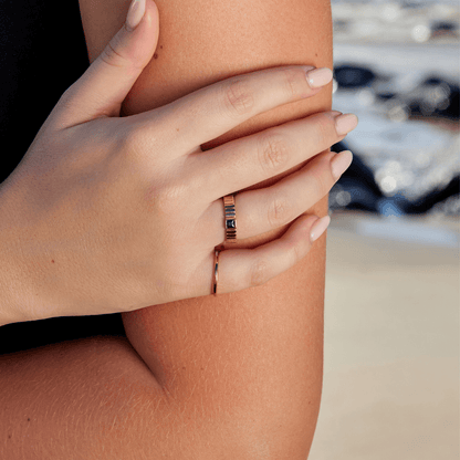 Bague Talia en or noir