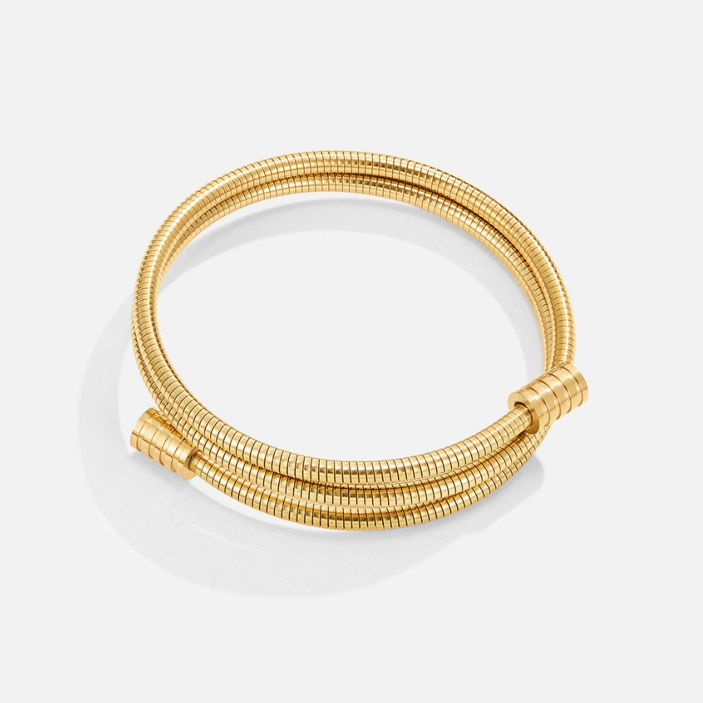 Bracelet rigide en spirale au design moderne - Donatella
